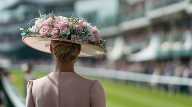 Royal Ascot Festival Highlights Stunning Floral Hats and Sophisticated Fashion: A Celebration of Timeless Elegance, Horse Racing, and British High Society Style Traditions