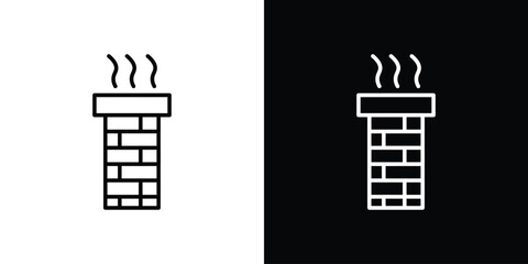 Copyright icon. Simple element illustration. outline and flat symbol design