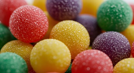 Colorful candy gum.
