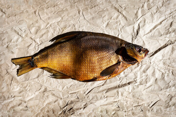 Salty dried big bream fish