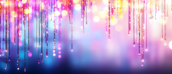 Colorful Sparkling Lights Background
