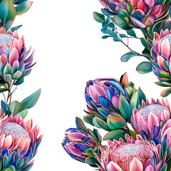 Elegant and Unique Floral Illustrations: Isolated Bouquets, Wreaths, and Botanical