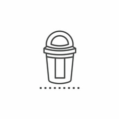 Trash vector collection. Illustration design for business. Stock vector.