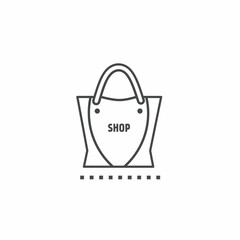 Shopping bag vector collection. Illustration design for business. Stock vector.