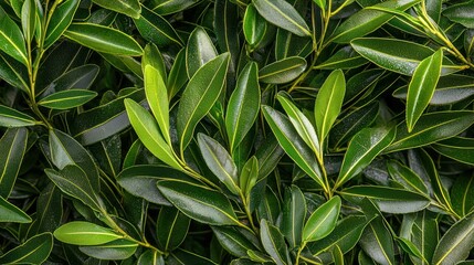 Obraz premium Tea tree close-up with textured leaves