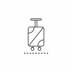 Suitcase vector collection. Illustration design for business. Stock vector.