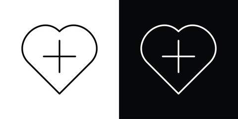 Health care icon. Simple element illustration. outline and flat symbol design