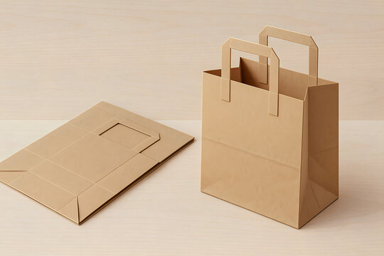 Self-Assembling Paper Bag