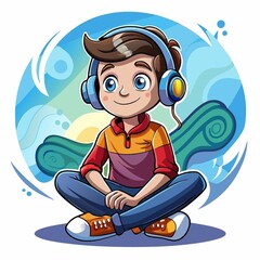 boy with a surfboard