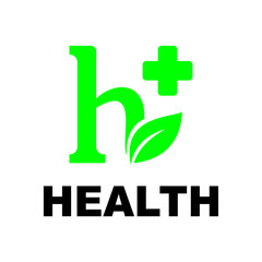 Creative logo design combining health symbol with green elements for modern wellness initiatives