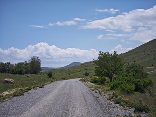 road to the mountains