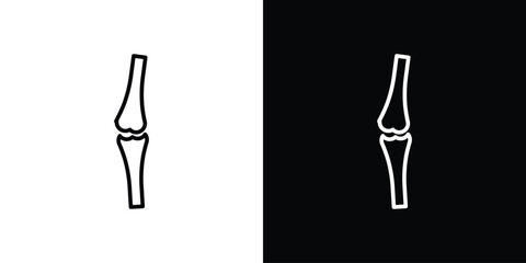 Joint icon. Simple element illustration. outline and flat symbol design