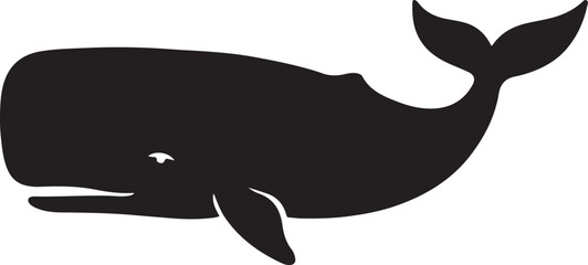 a sperm whale vector