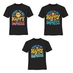 T-Shirt Design Mockup &ndash; Fashion Apparel Vector Template