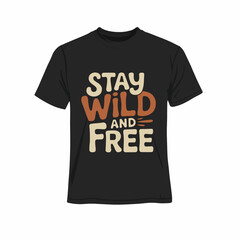 T-Shirt Design Mockup &ndash; Fashion Apparel Vector Template