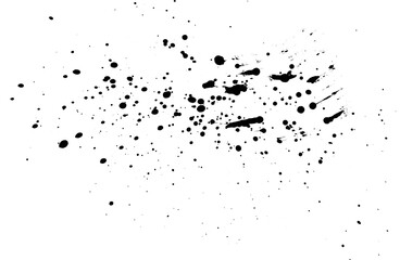 black ink splat