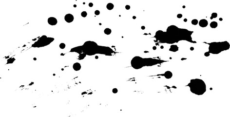 black ink blots