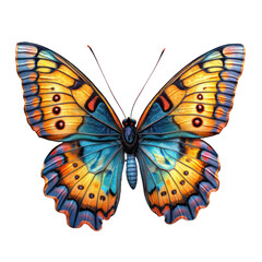 Fototapeta premium Colorful butterfly illustration