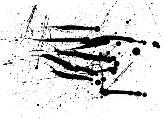 grunge ink splat