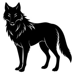 wolf vector illustration