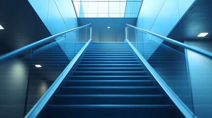 Intricately Designed Emergency Exit Staircase in a Modern Hotel Interior with Innovative Metal Embellishments