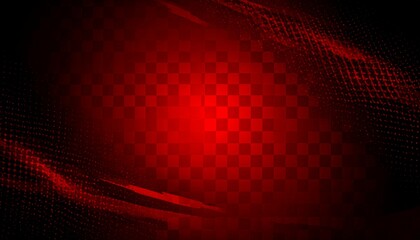 Fototapeta premium Red and black checkerboard abstract background - great for design inspiration