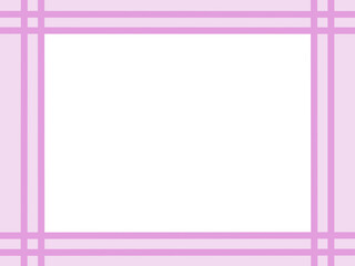 交差ラインと背景の装飾フレーム素材（ピンク・中央透過・囲み枠）