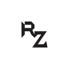 logo alphabet esport gaming  design modern futuristic RZ Initial monogram sport Alphabet