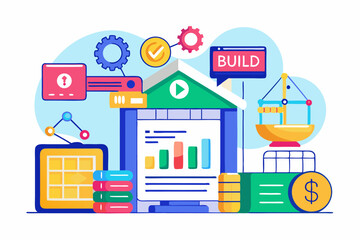 
A close-up image of a person using a calculator while holding a credit card, symbolizing financial management, 