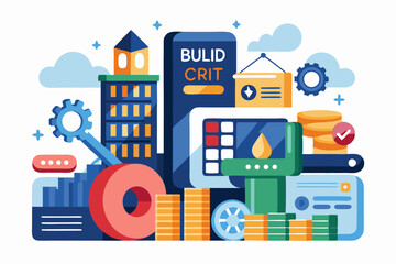 
A close-up image of a person using a calculator while holding a credit card, symbolizing financial management, 