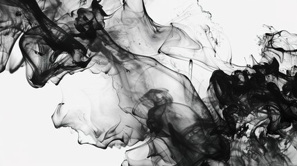 Exploring the Elegance of Ink Wash Style Abstract Art Backgrounds for Creative Expression