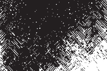 Black and white Grunge texture background. Distressed texture. Monochrome texture. 