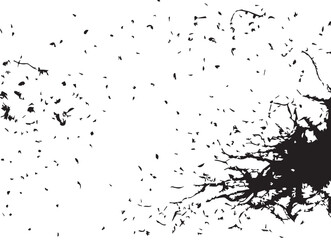 Black and white Grunge texture background. Distressed texture. Monochrome texture. 