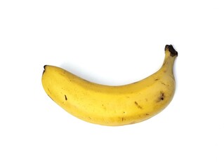 Fresh banana isolated on white background