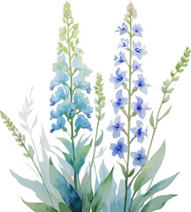 Botanical Watercolor Meadow