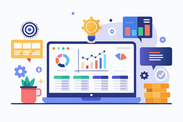 A close-up image of a person using a calculator while holding a credit card, symbolizing financial management, rising interest rates, and digital banking. Futuristic graphics including upward arrows, 