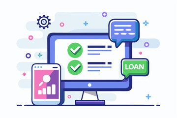 A close-up image of a person using a calculator while holding a credit card, symbolizing financial management, rising interest rates, and digital banking. Futuristic graphics including upward arrows, 