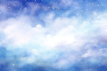 Naklejka premium Cute starry sky space astronomy outdoors.