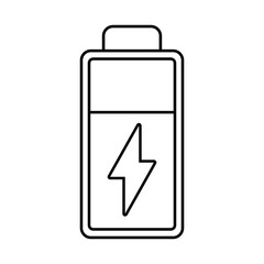 Charger icon vector. Charging illustration sign. Electricity symbol. Powerbank logo.