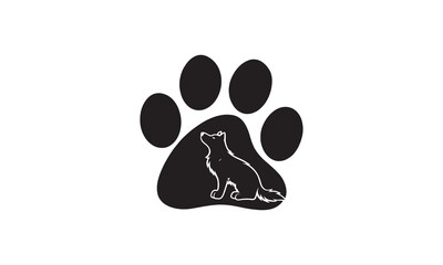 Paw Print with Kitten