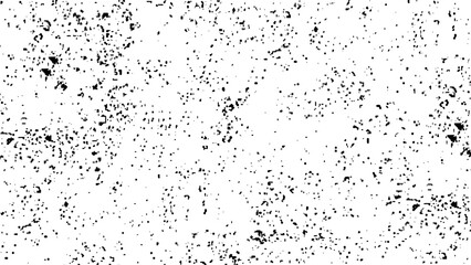 Grunge background black and white. Cracks, chips, scratches, dust texture. Abstract city wall. Dirty old surface. Vector vintage pattern
