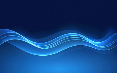 Fototapeta premium Abstract blue wave background design for digital projects