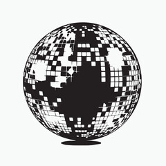 disco ball vector