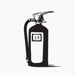 fire extinguisher isolated on white