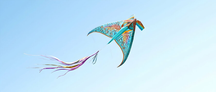 Colorful Kite In Sky