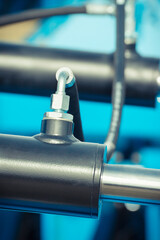 Piston or actuator as part of hydraulic and pneumatic mechanism in machine. Technology