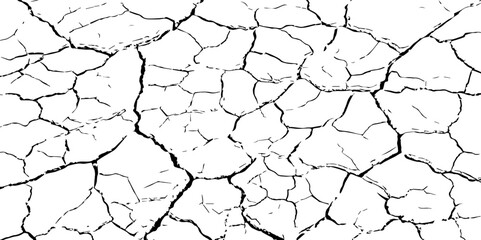 abstract grunge vector illustration.Cracked concrete rock black and white vector background.Distressed Overlay Texture.	
