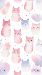 Obraz premium Cat backgrounds pattern mammal.