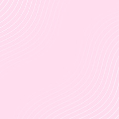 Abstract background with lines and waves. Banner. Element for design isolated. Vector background for brochure, booklet, flyer, poster. Pink and white gradient. Love, sweet, softness 