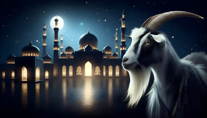 Islamic EID AL ADHA design. banner, poster, template background